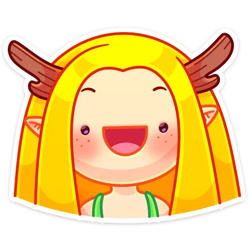 😀 Стикер «Элла» для Telegram