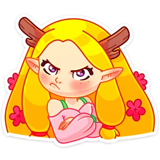 😝 Стикер «Элла» для Telegram