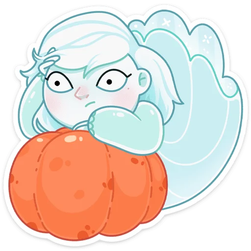 🎃 Стикер «Элли» для Telegram