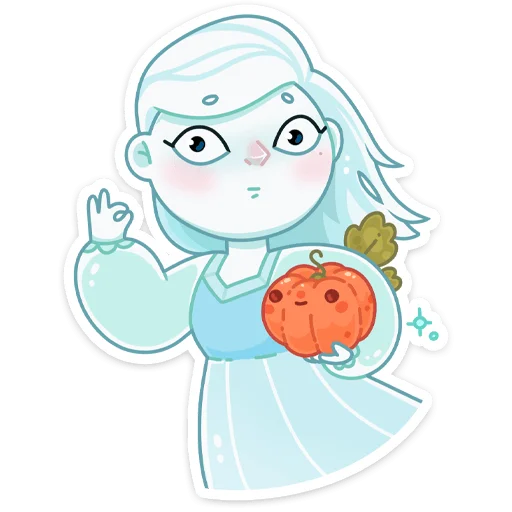 🎃 Стикер «Элли» для Telegram