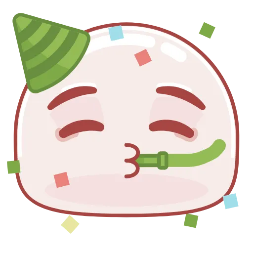 🥳 Стикер «Emochi» для Telegram