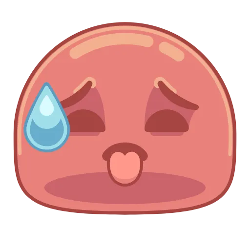 🥵 Стикер «Emochi» для Telegram