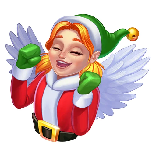 ☺️ Стикер «Ёлочка» для Telegram