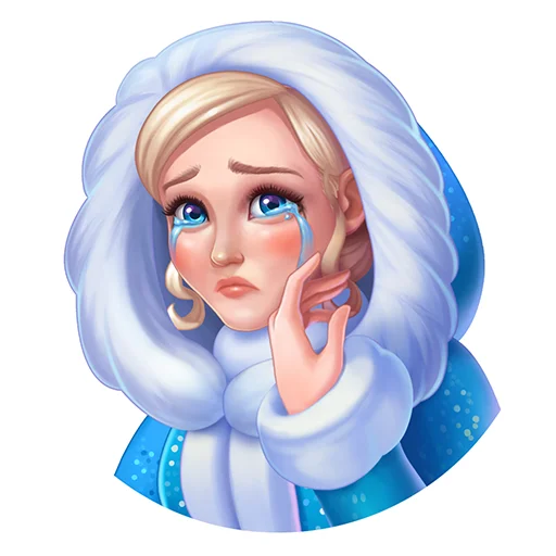 😭 Стикер «Ёлочка» для Telegram