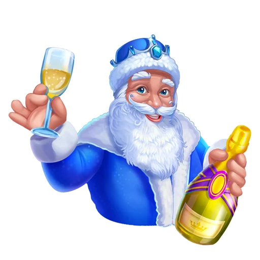 🍾 Стикер «Ёлочка» для Telegram