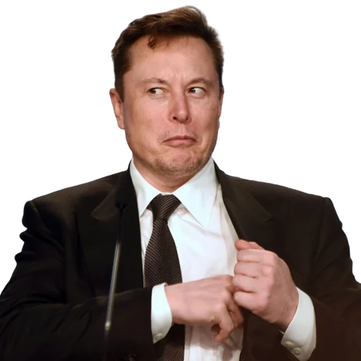 👀 Стикер «Elon Musk / Илон Маск» для Telegram