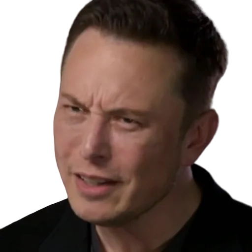 🤨 Стикер «Elon Musk / Илон Маск» для Telegram