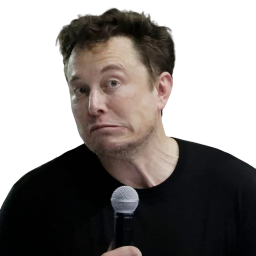 😕 Стикер «Elon Musk / Илон Маск» для Telegram