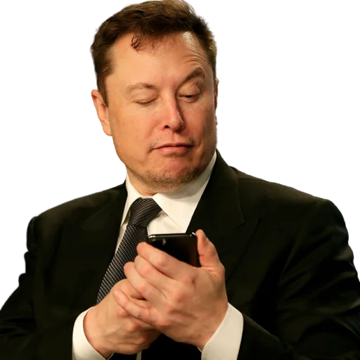 🤨 Стикер «Elon Musk / Илон Маск» для Telegram