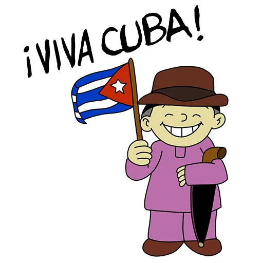 🇨🇺 Стикер «Elpidio Valdés» для Telegram
