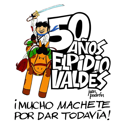 🥳 Стикер «Elpidio Valdés» для Telegram
