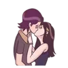 💏 Эмодзи «Молодая пара» для Telegram