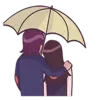 ☔ Эмодзи «Молодая пара» для Telegram