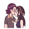 💏 Эмодзи «Молодая пара» для Telegram