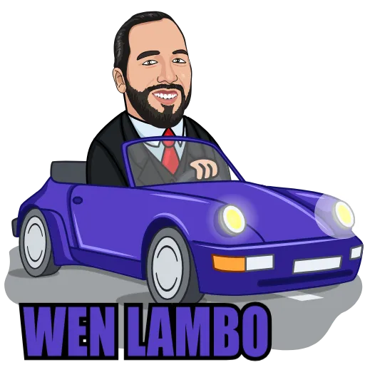 🚗 Стикер «Nayib Bukele» для Telegram