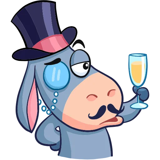 🍷 Эмодзи «Элвис» для Telegram