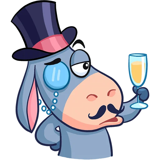 🥂 Стикер «Элвис» для Telegram