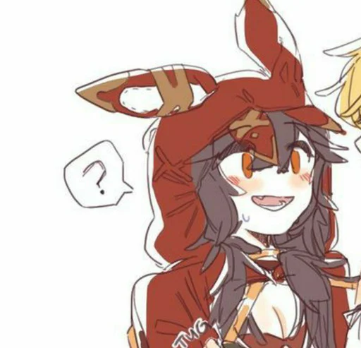 🔥 Стикер «Amber Genshin [InariChuu]» для Telegram