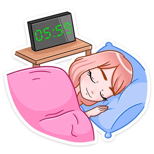 😴 Стикер «Эмили» для Telegram