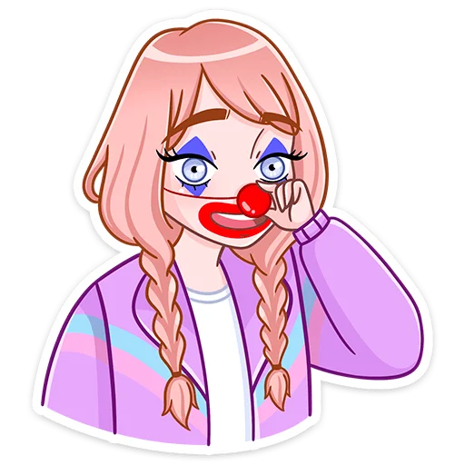 🤡 Стикер «Эмили» для Telegram