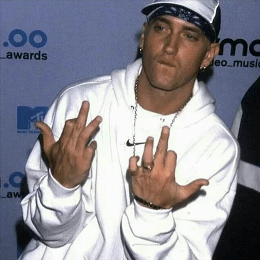 😣 Стикер «Eminem Fingers» для Telegram
