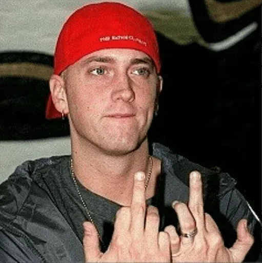 ☹️ Стикер «Eminem Fingers» для Telegram