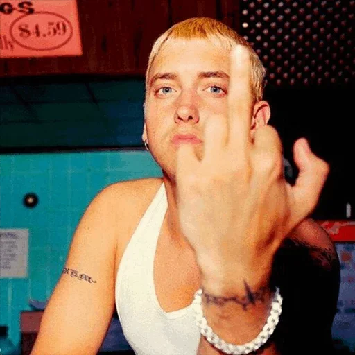 😕 Стикер «Eminem Fingers» для Telegram