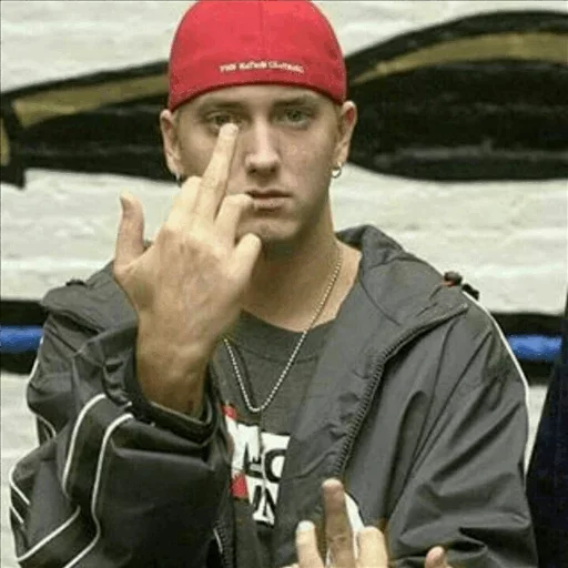 ☹️ Стикер «Eminem Fingers» для Telegram