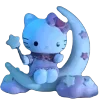 Стикер 55 hello Kitty blue