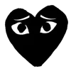 Стикер 7 Comme Des Garçons