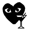 Стикер 15 Comme Des Garçons