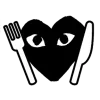Стикер 14 Comme Des Garçons