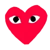 Стикер 2 Comme Des Garçons