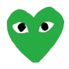 Стикер 3 Comme Des Garçons