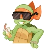 Стикер 7 Tmnt