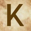🤩 Эмодзи «Буквы в стиле - Состаренная бумага» для Telegram
