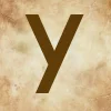 🤩 Эмодзи «Буквы в стиле - Состаренная бумага» для Telegram