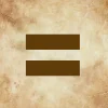 🤩 Эмодзи «Буквы в стиле - Состаренная бумага» для Telegram