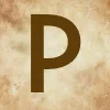 🤩 Эмодзи «Буквы в стиле - Состаренная бумага» для Telegram