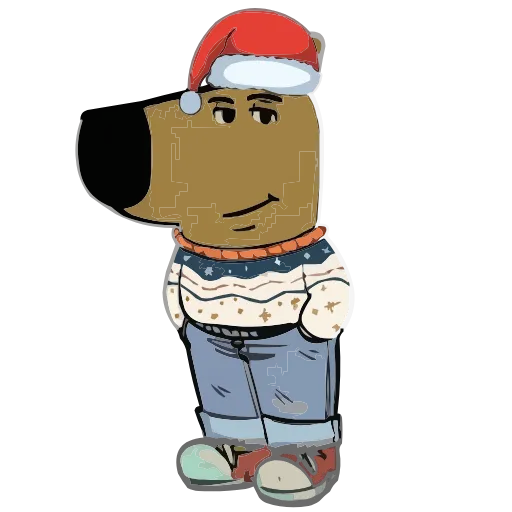 Стикер 41 Chill Guy