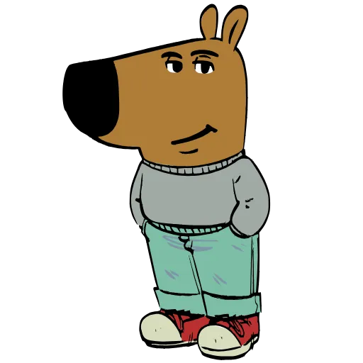 Стикер 35 Chill Guy