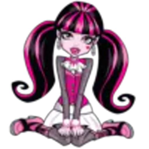 🤩 Эмодзи «⠀⠀ ⠀ ⠀ Draculaura» для Telegram