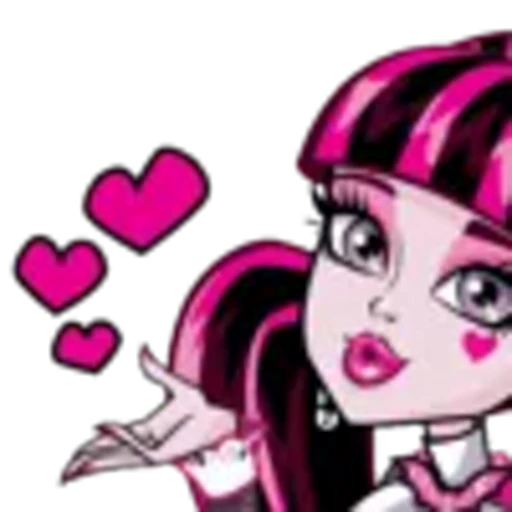 🤩 Эмодзи «⠀⠀ ⠀ ⠀ Draculaura» для Telegram