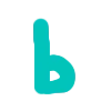 🤩 Эмодзи «Бирюзовые буквы, русские и английские» для Telegram