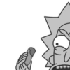 🤩 Эмодзи «⠀ ⠀ ⠀ ⠀Рик и Морти» для Telegram