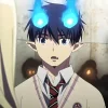 😧 Эмодзи «Blue Exorcist» для Telegram