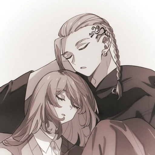 🍣 Стикер «Emma and Draken» для Telegram