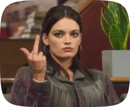 🖕 Стикер «Emma Mackey» для Telegram