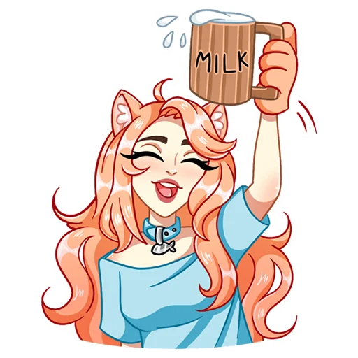 🥛 Стикер «Эмми» для Telegram
