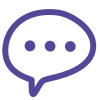 💭 Эмодзи «Сиреневые буквы и иконки» для Telegram